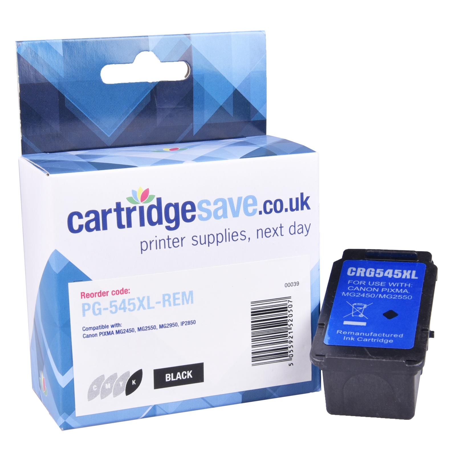 Compatible Canon PG-545XL High Capacity Black Ink Cartridge - (8286B001)