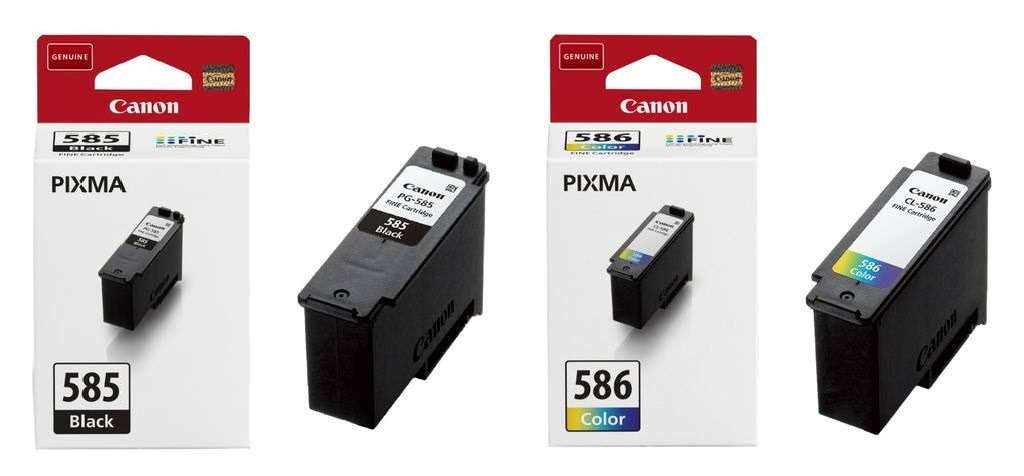 Canon PG585-CL586 Black & Tri-Colour Ink Multipack