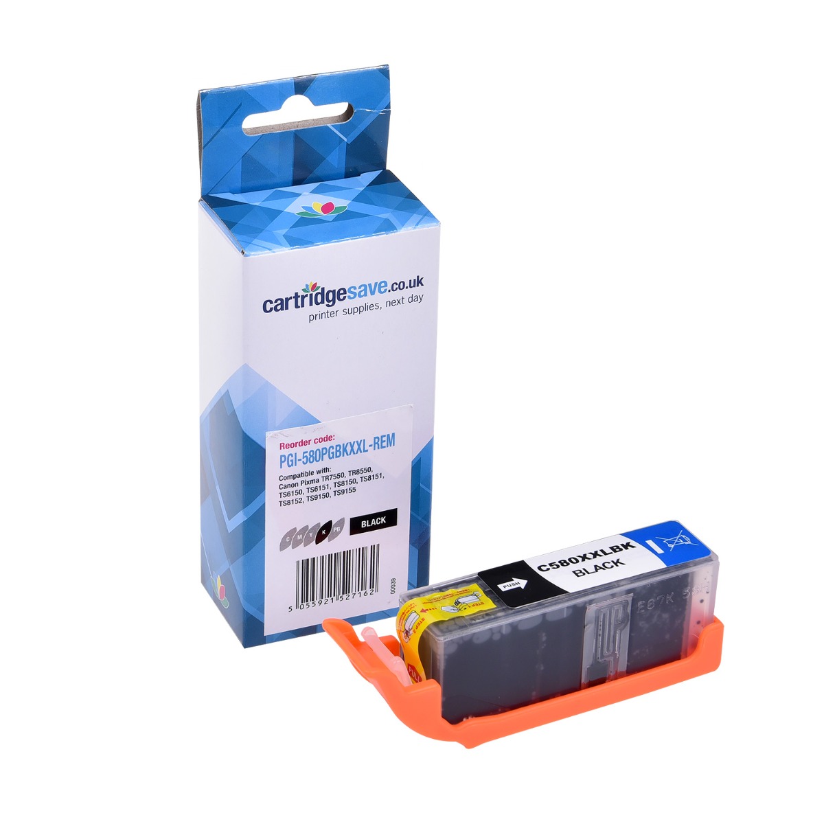 Compatible Pigment Black Extra High Capacity Canon PGI-580PGBKXXL Ink Cartridge