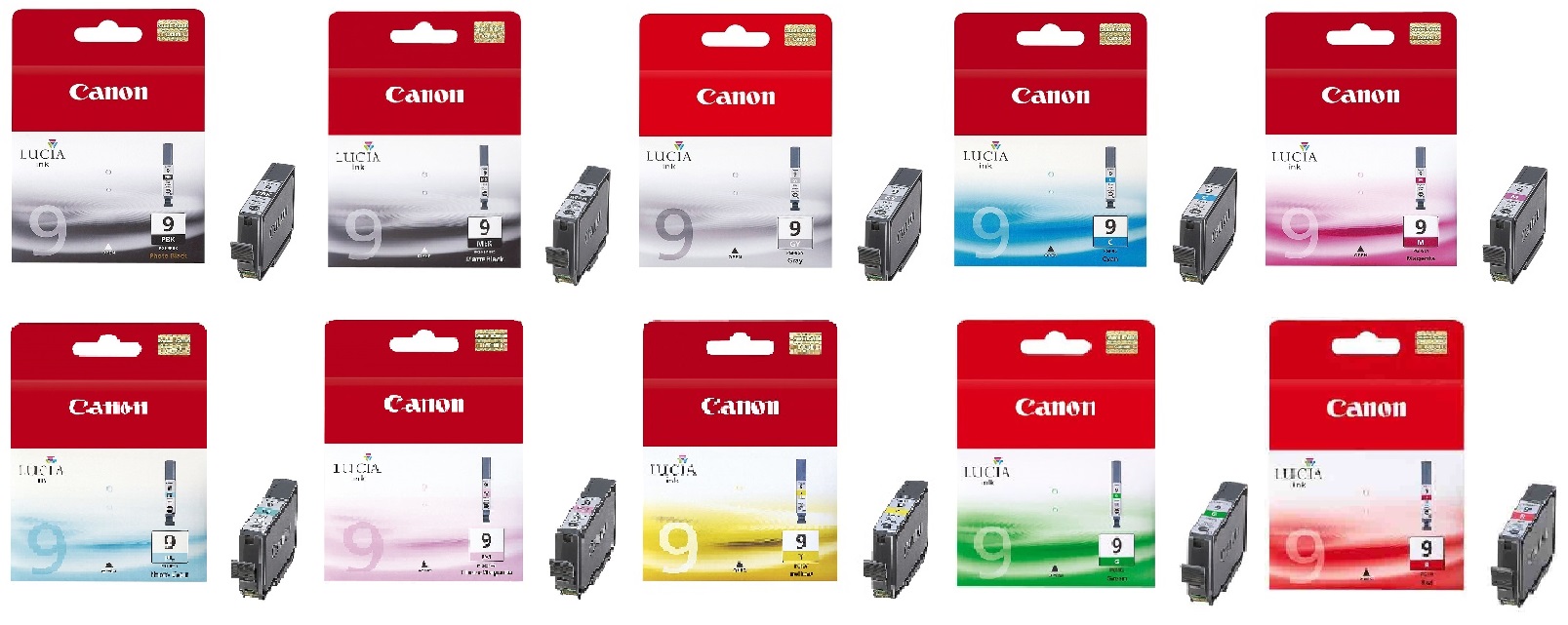 Canon PGI-9 10 Colour Ink Cartridge Multipack