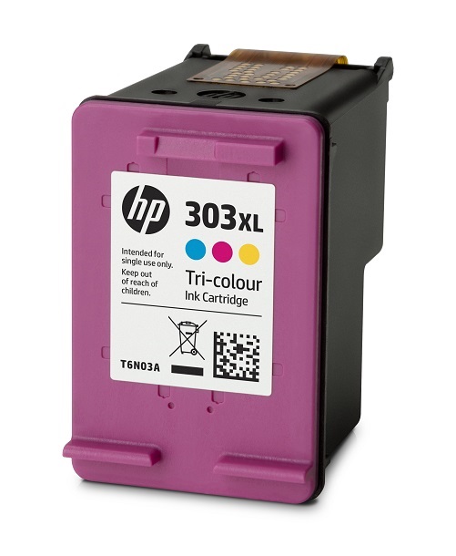 HP 303XL High Capacity Tri-Colour Ink Cartridge - (T6N03AE)