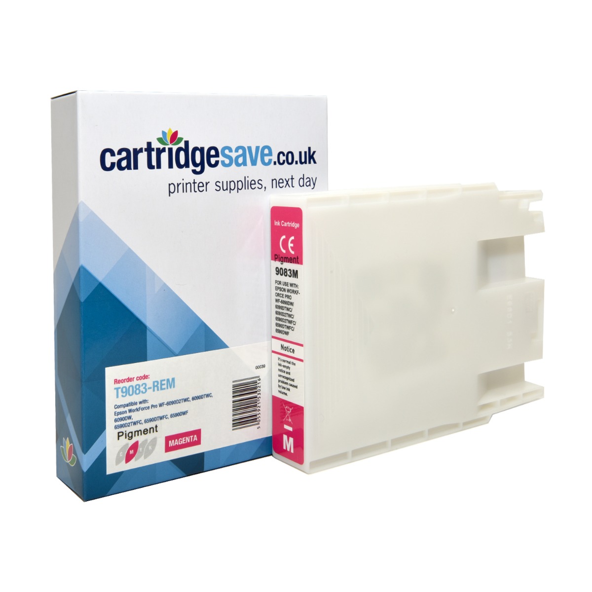 Compatible Epson T9083 Magenta Ink Cartridge