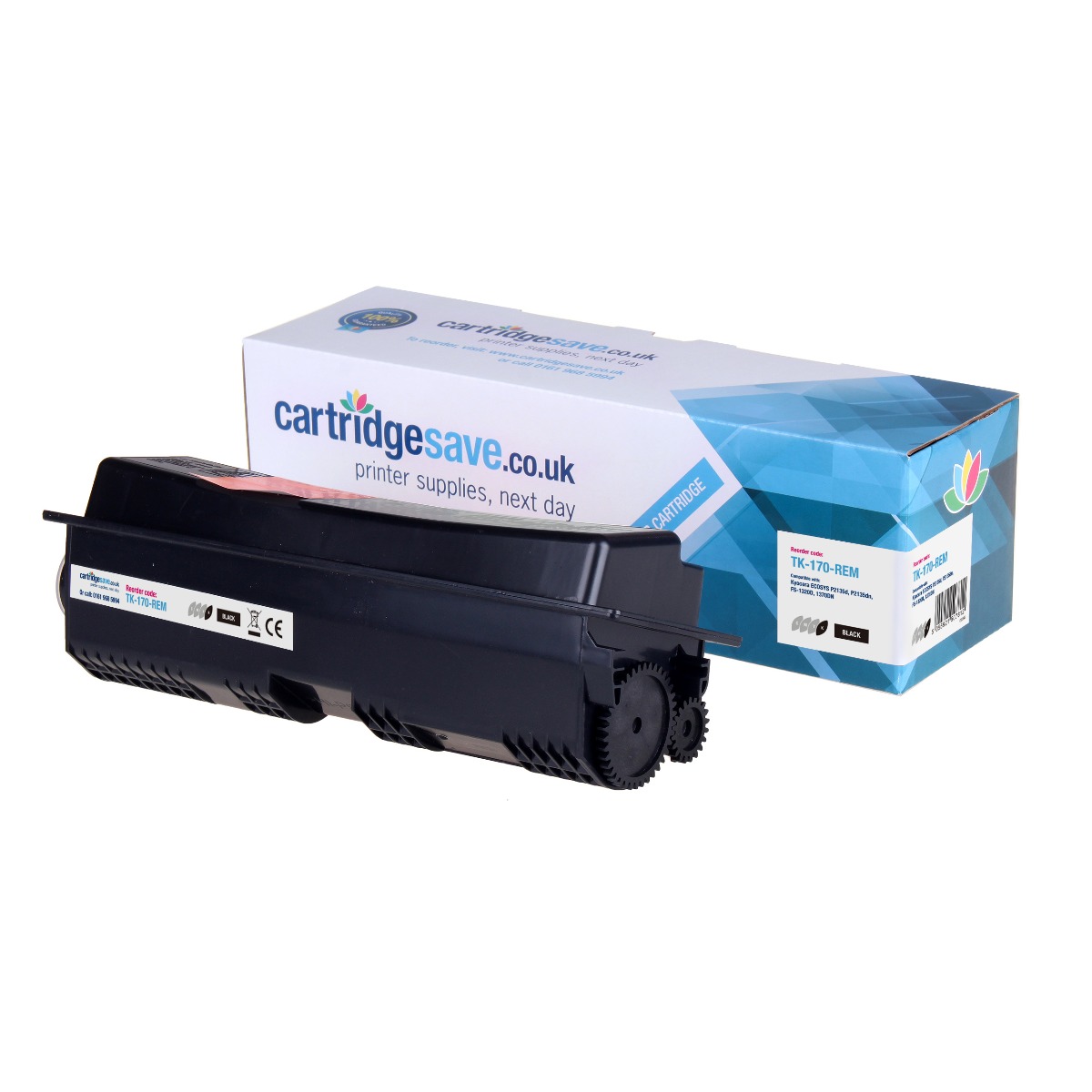 Compatible Kyocera TK-170 Black Toner Cartridge