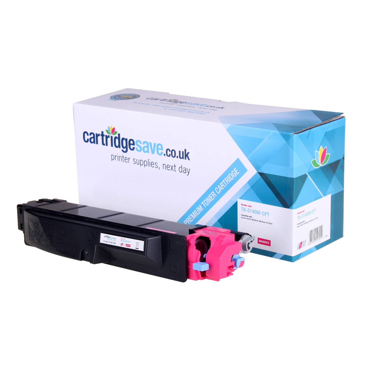 Compatible Kyocera TK5140M Magenta Toner Cartridge