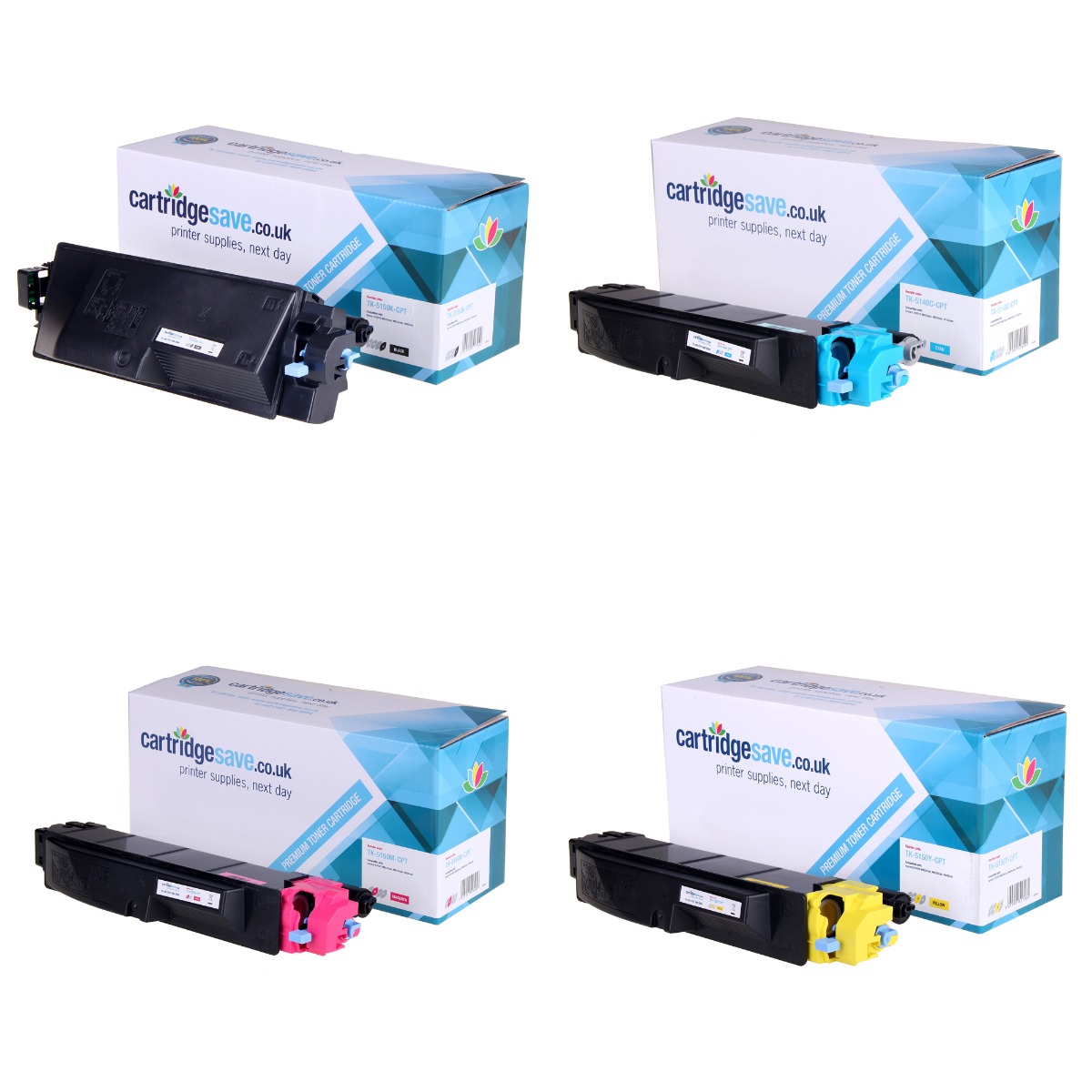 Compatible Kyocera TK-5150 4 Colour Toner Cartridge Multipack