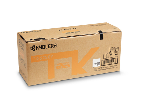 Kyocera TK-5280Y Yellow Toner Cartridge - (1T02TWANL0)