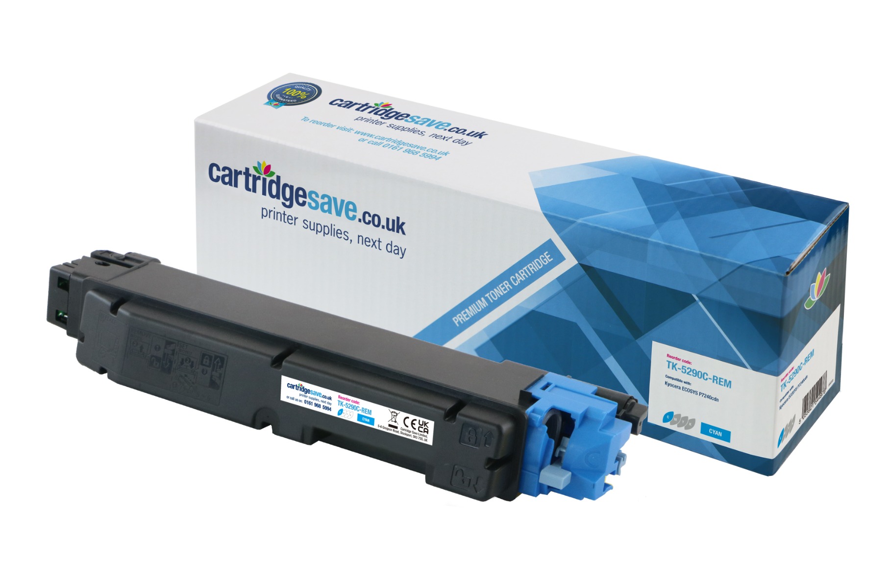 Compatible Kyocera TK-5290C Cyan Toner Cartridge