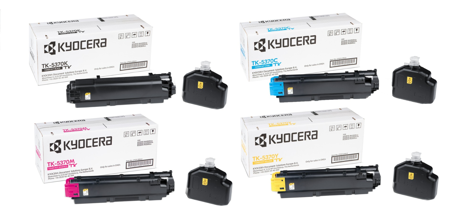 Kyocera TK-5370 4 Colour Toner Cartridge Multipack