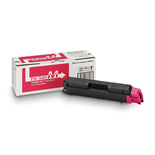 Kyocera TK-580M Magenta Toner Cartridge