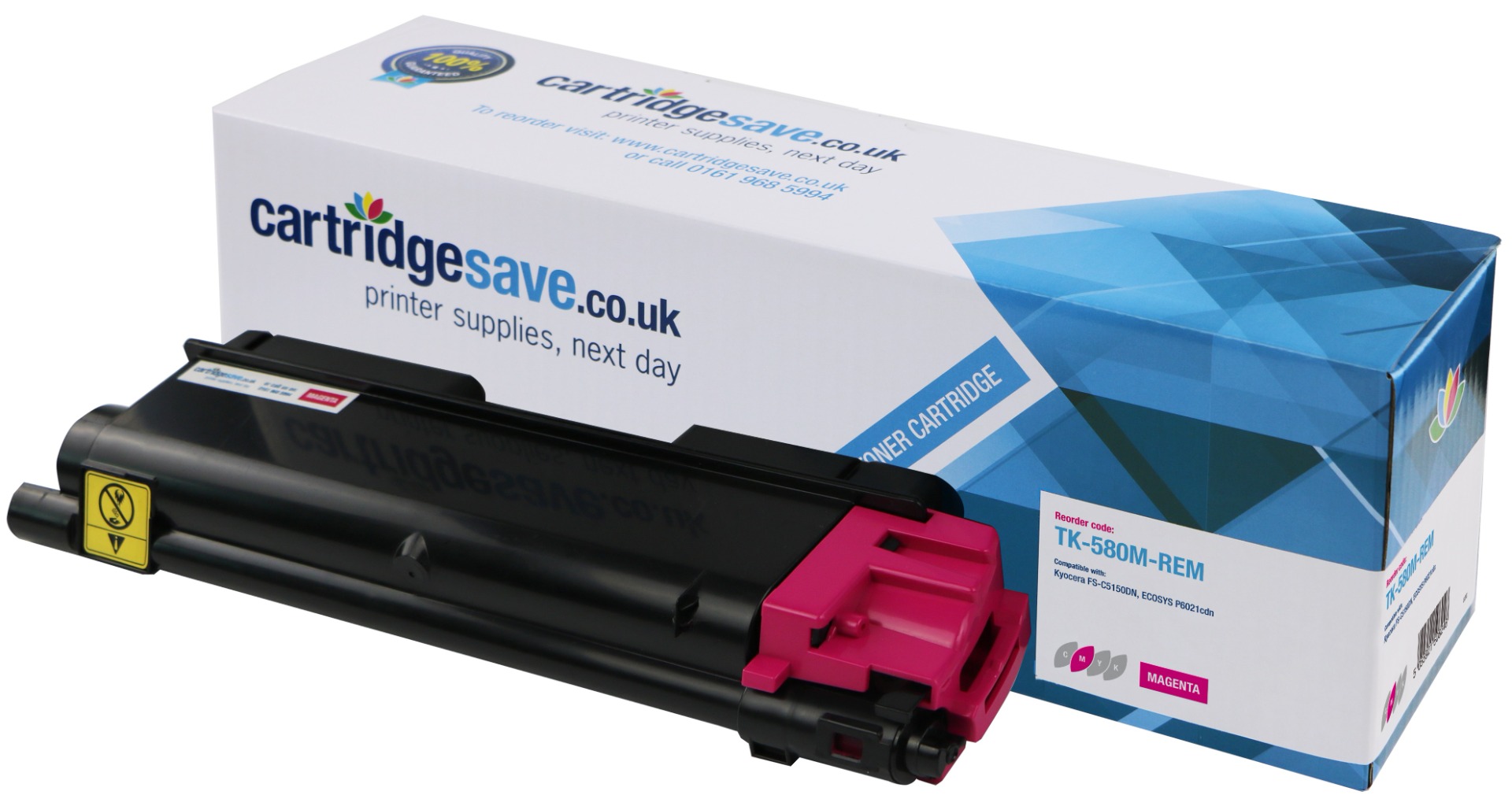 Compatible Kyocera TK-580M Magenta Toner Cartridge