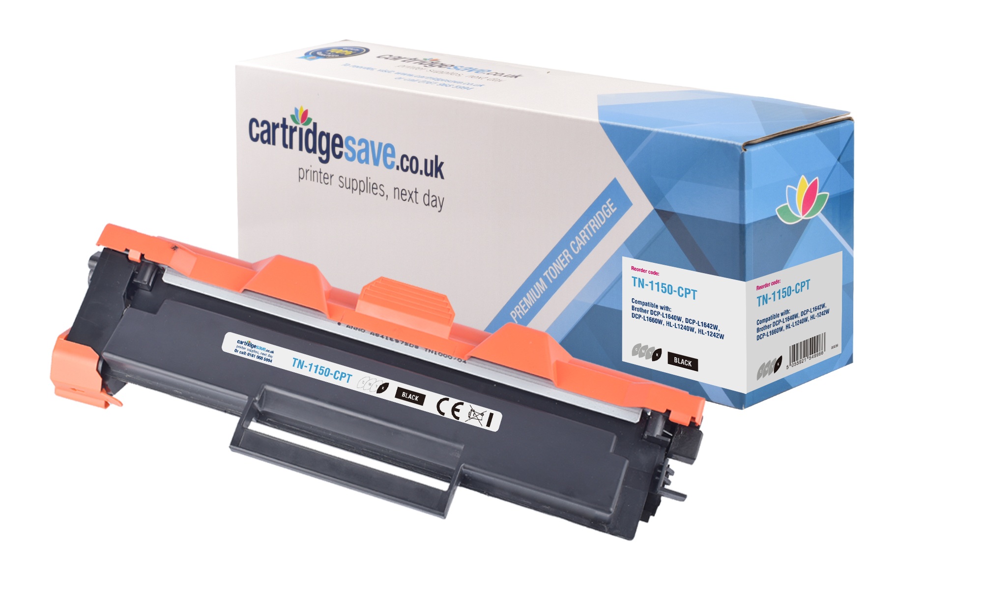Compatible Brother TN-1150 Black Toner Cartridge 