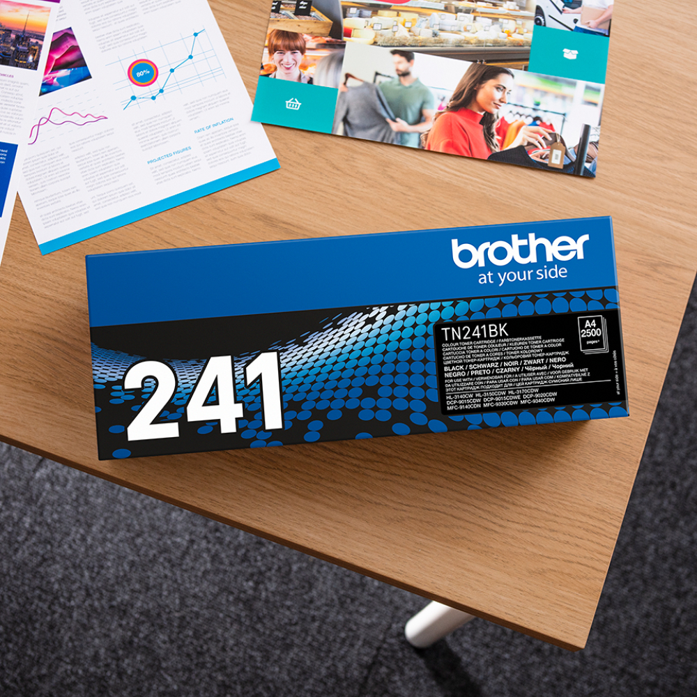 Brother TN-241BK Black Toner Cartridge