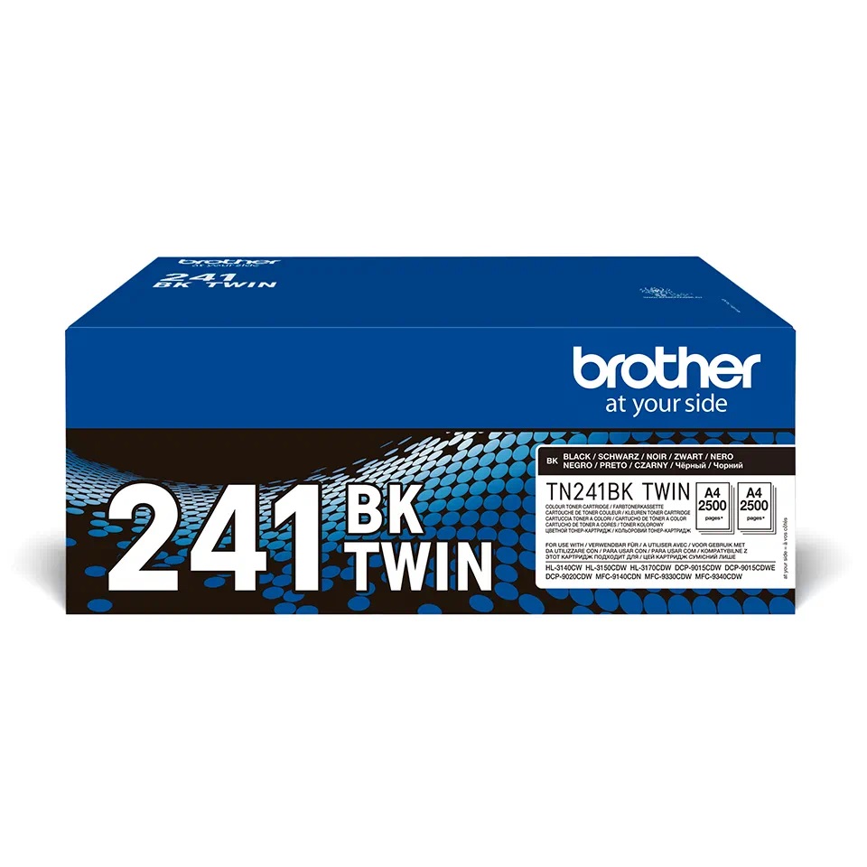 Brother TN-241BK Black Toner Cartridge Twin Pack 