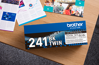 Brother TN-241BK Black Toner Cartridge Twin Pack 