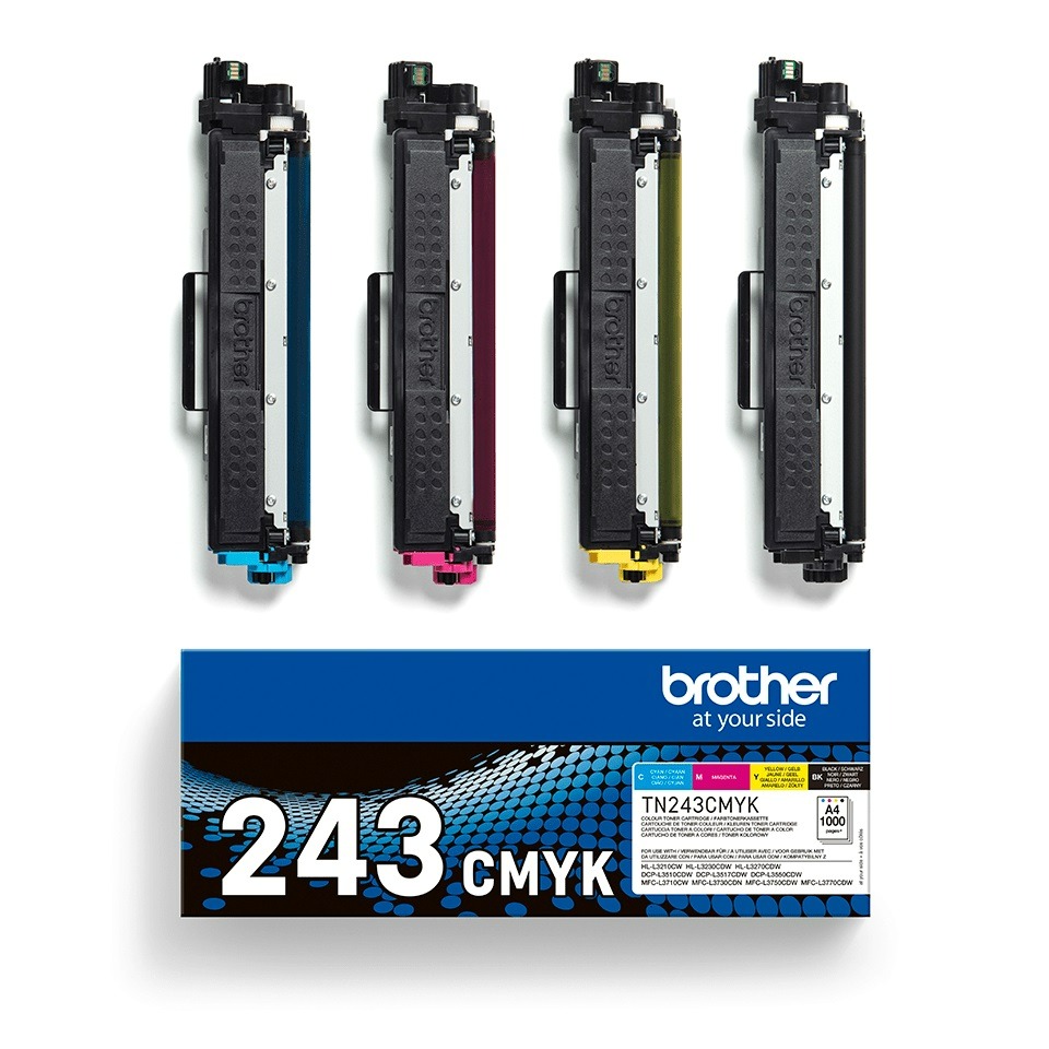 Brother TN-243CMYK 4 Colour Toner Cartridge Multipack