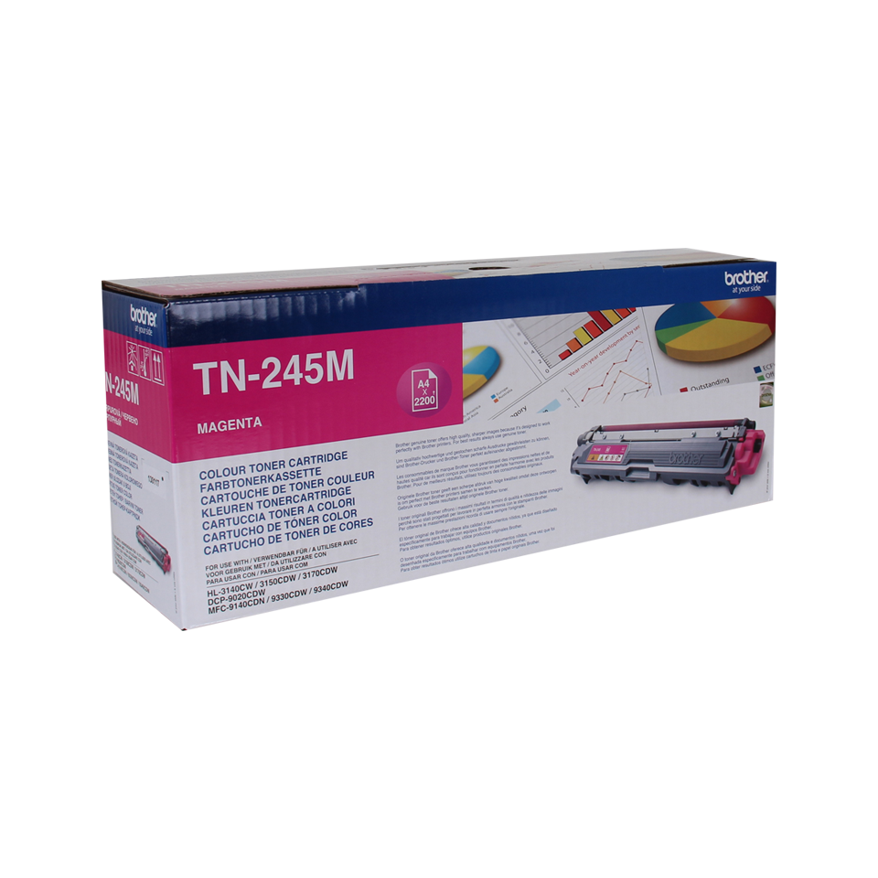 Brother TN-245M High Capacity Magenta Toner Cartridge