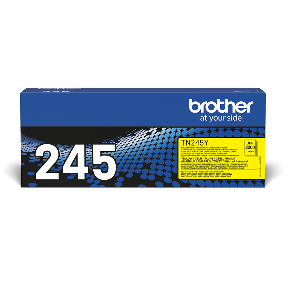 Brother TN-245Y High Capacity Yellow Toner Cartridge