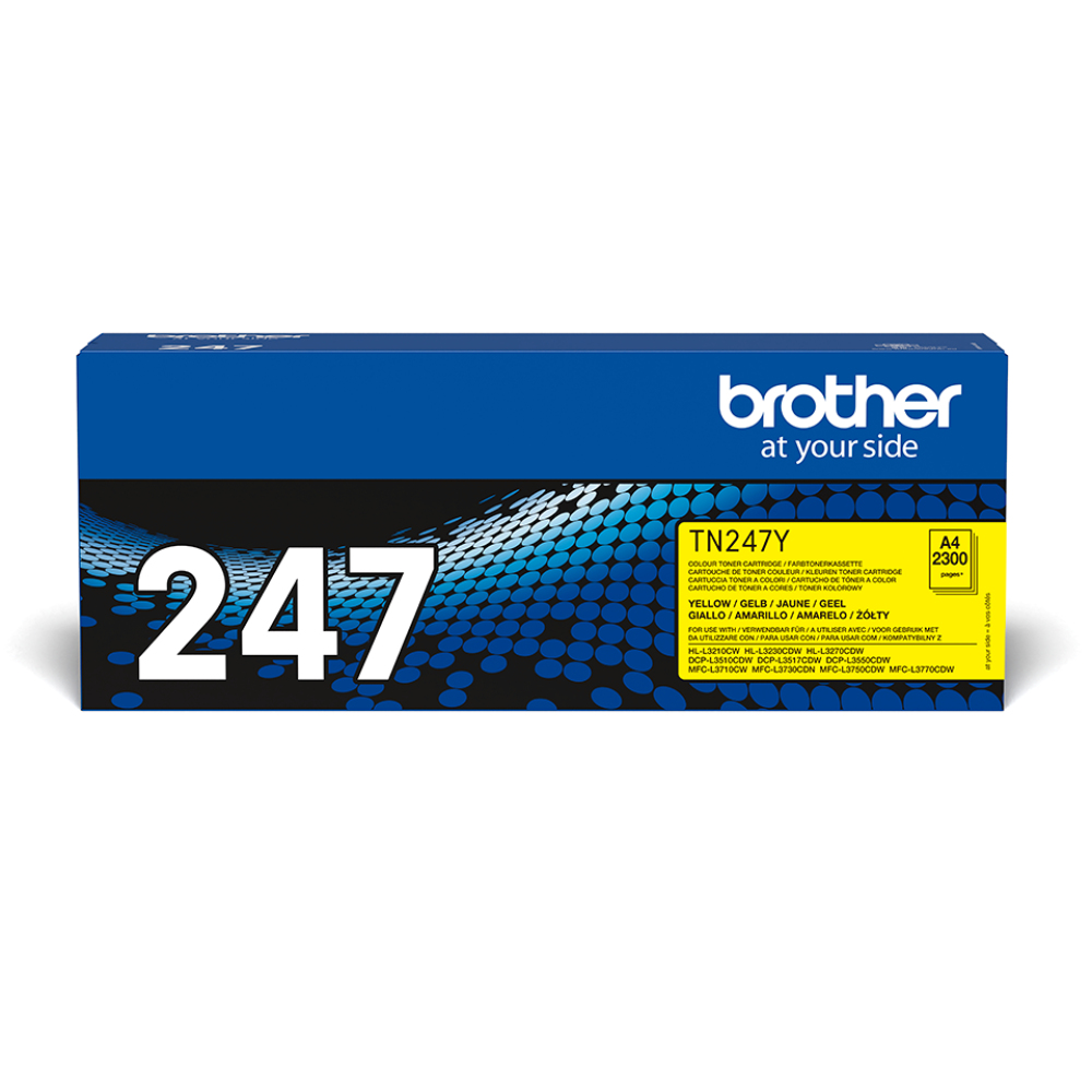 Brother TN-247Y High Capacity Yellow Toner Cartridge