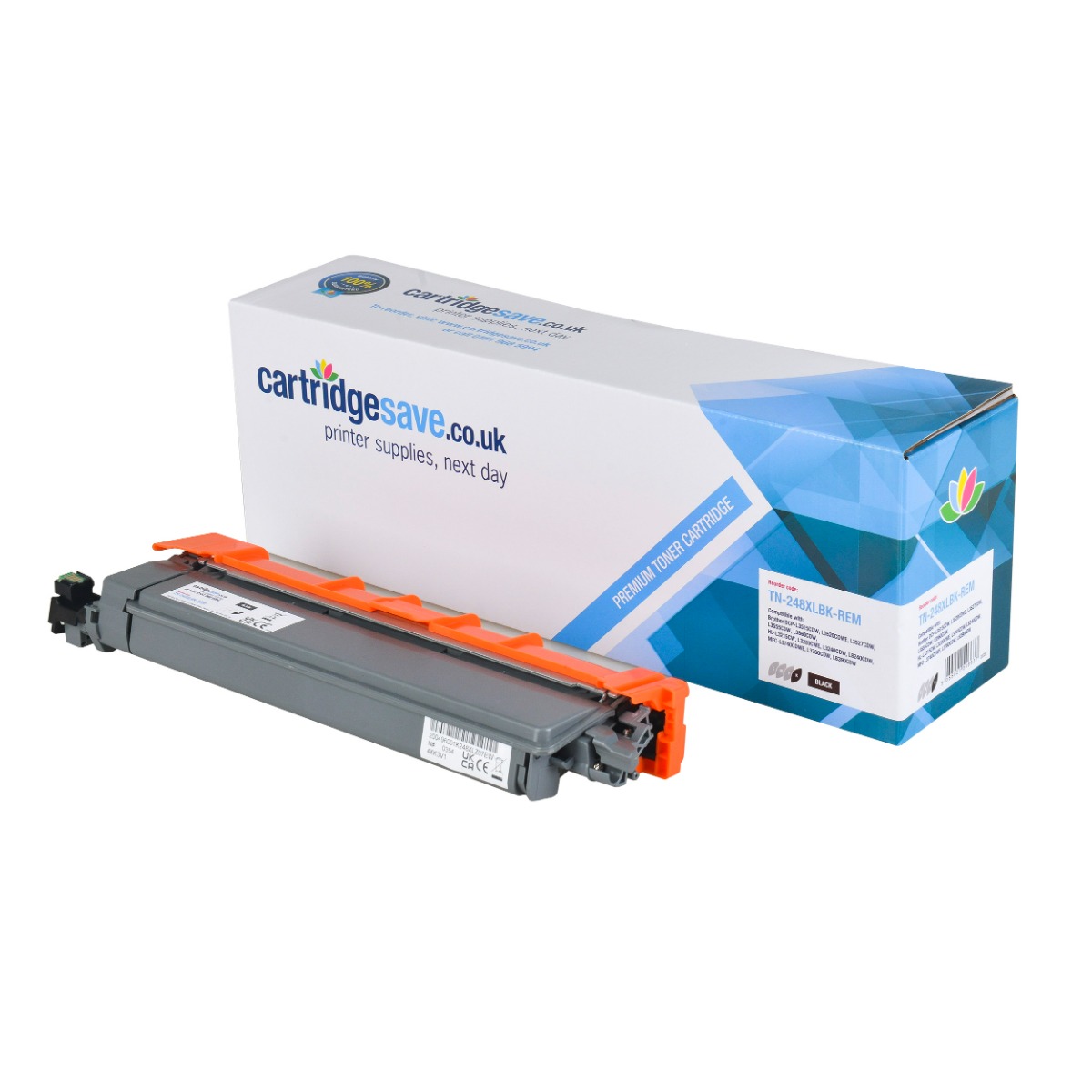 Compatible Brother TN-248XL High Capacity Black Toner Cartridge