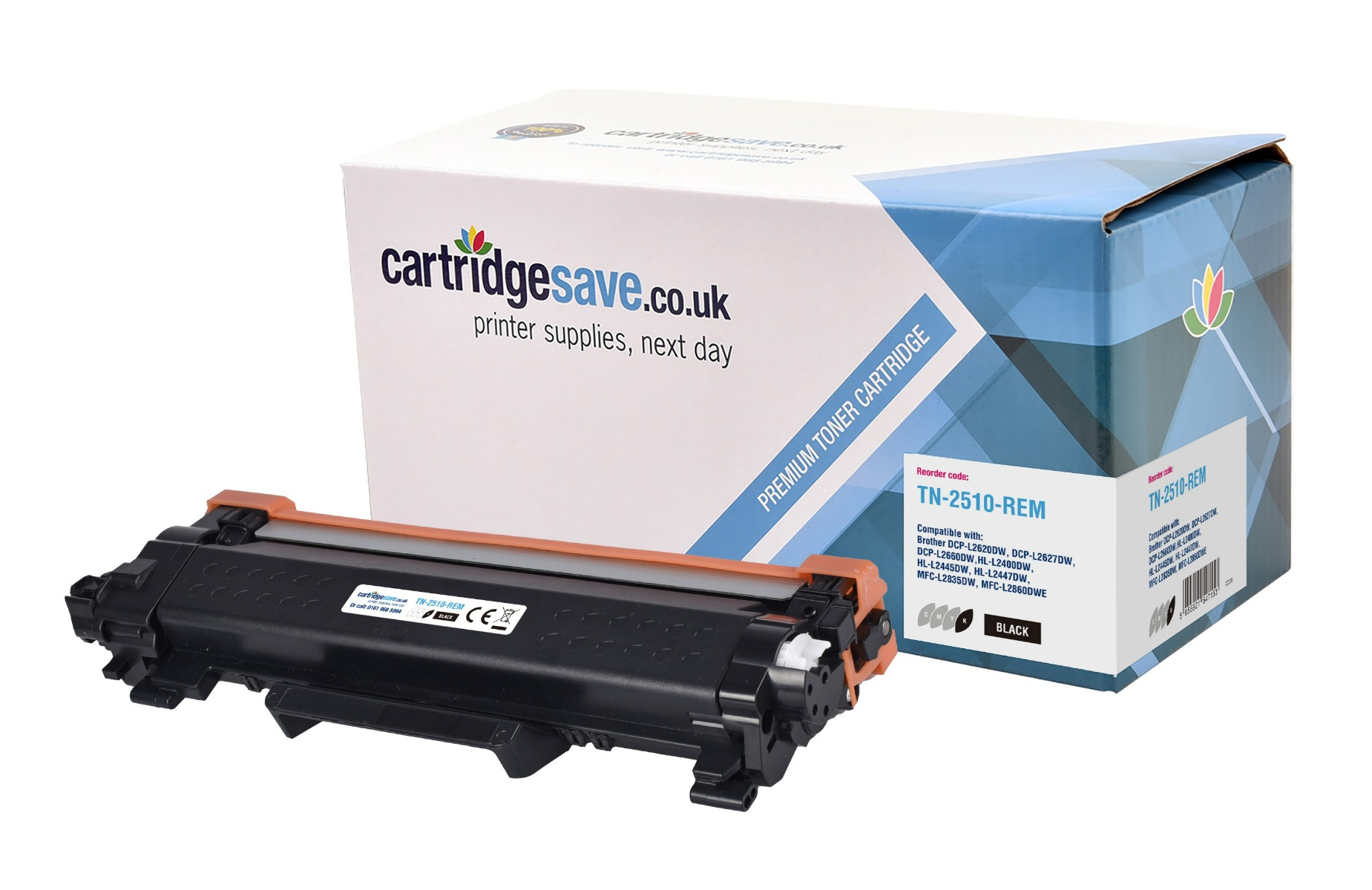 Compatible Brother TN-2510 Black Toner Cartridge