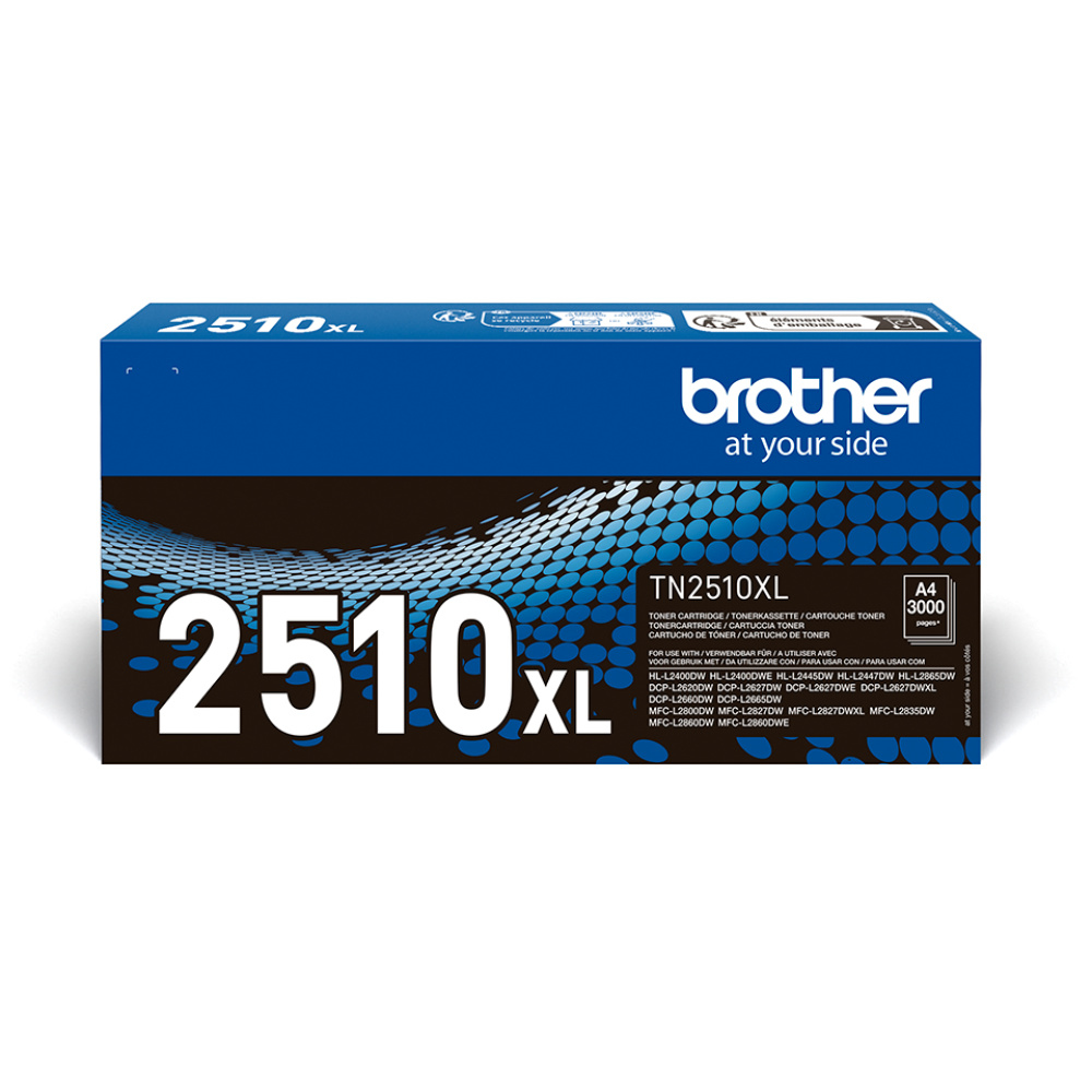 Brother TN-2510XL High Capacity Black Toner Cartridge