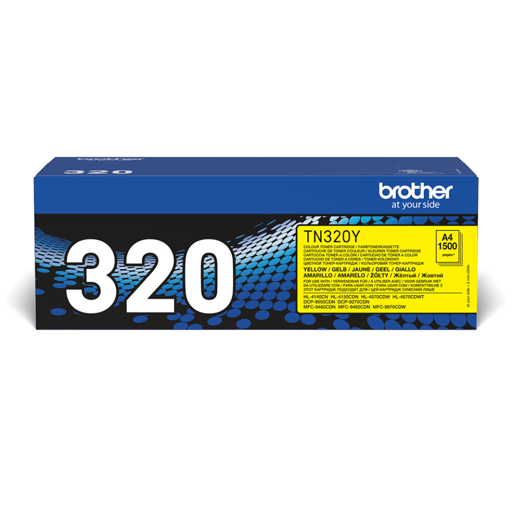 Brother TN-320Y Yellow Toner Cartridge