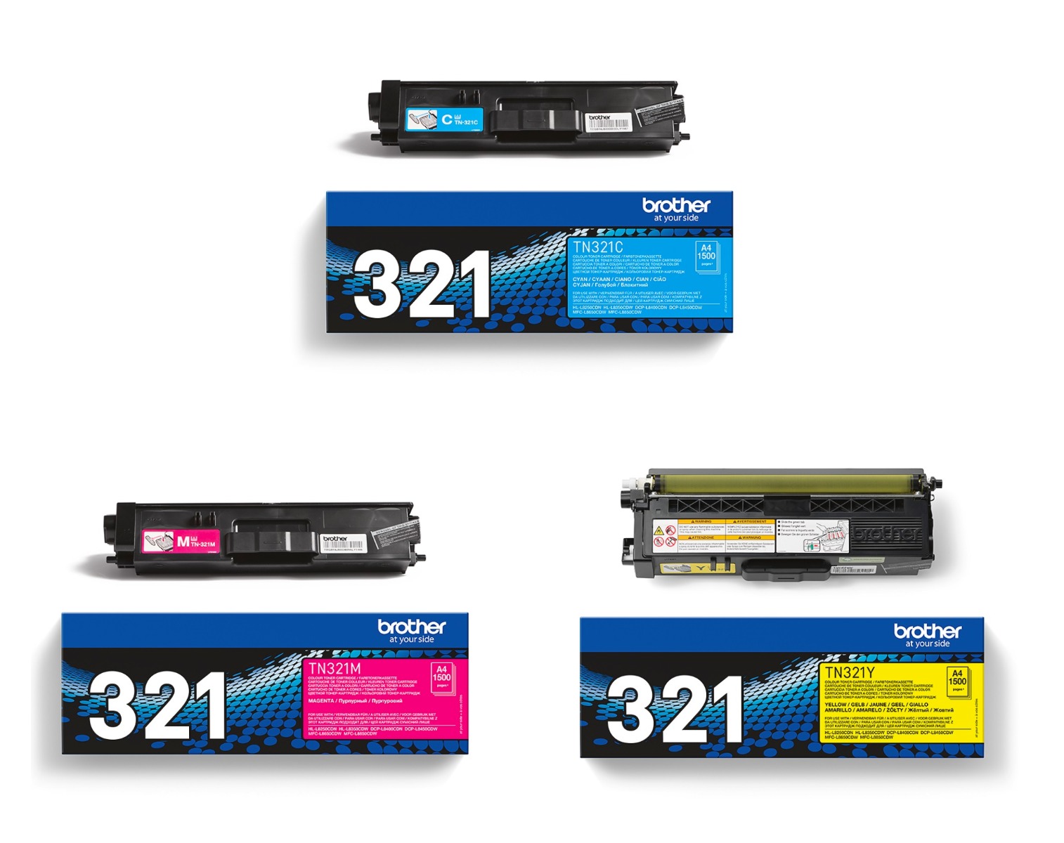 Brother TN-321 3 Colour Toner Cartridge Multipack