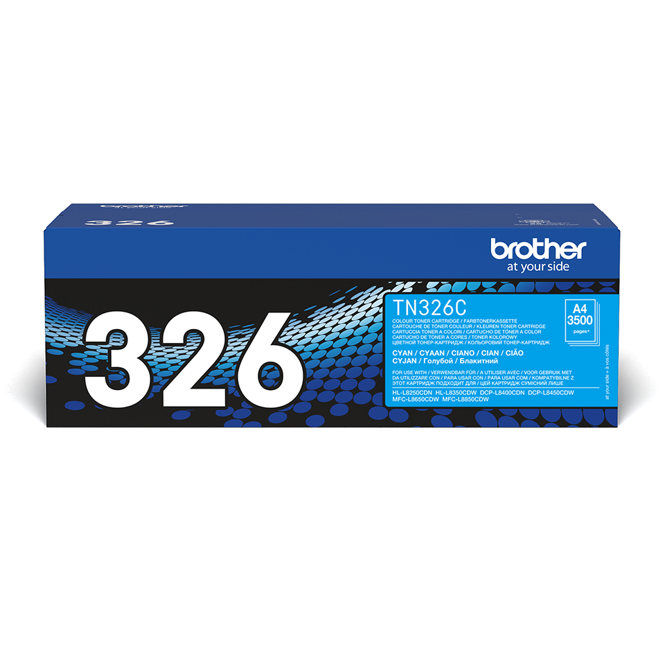 Brother TN-326C High Capacity Cyan Toner Cartridge