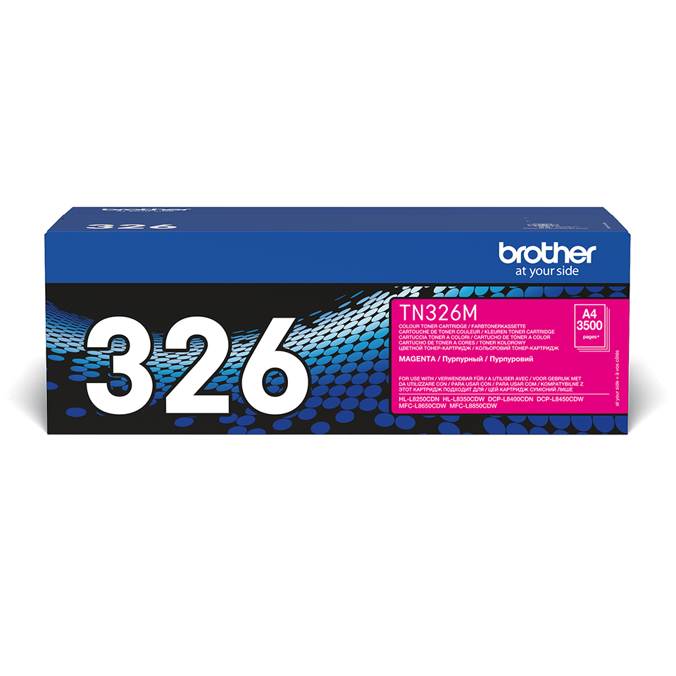 Brother TN-326M High Capacity Magenta Toner Cartridge