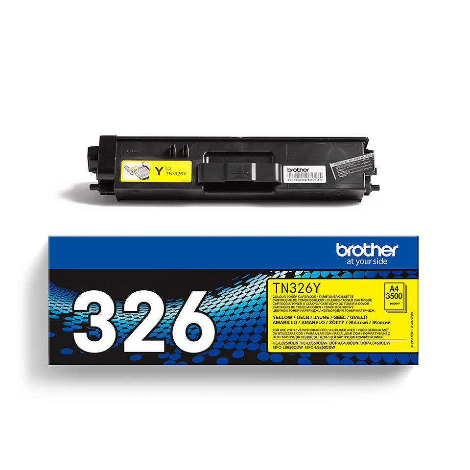 Brother TN-326Y High Capacity Yellow Toner Cartridge