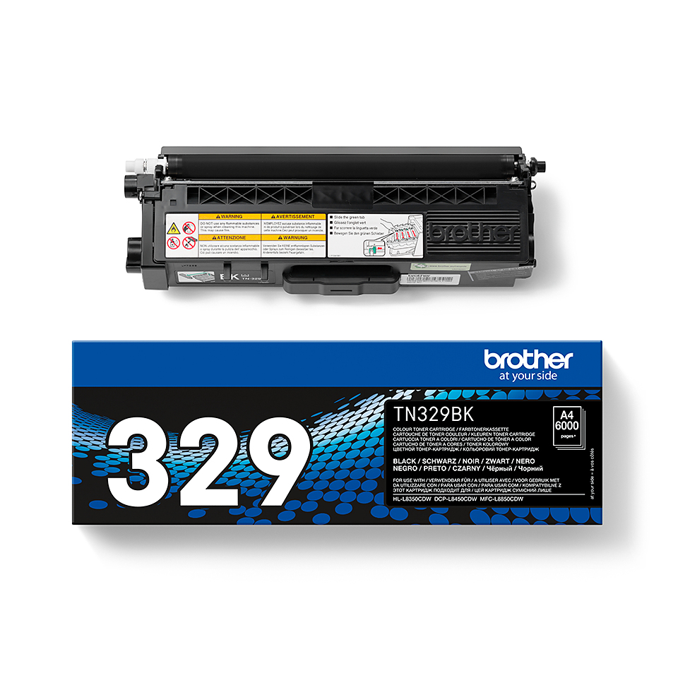 Brother TN-329BK Extra High Capacity Black Toner Cartridge