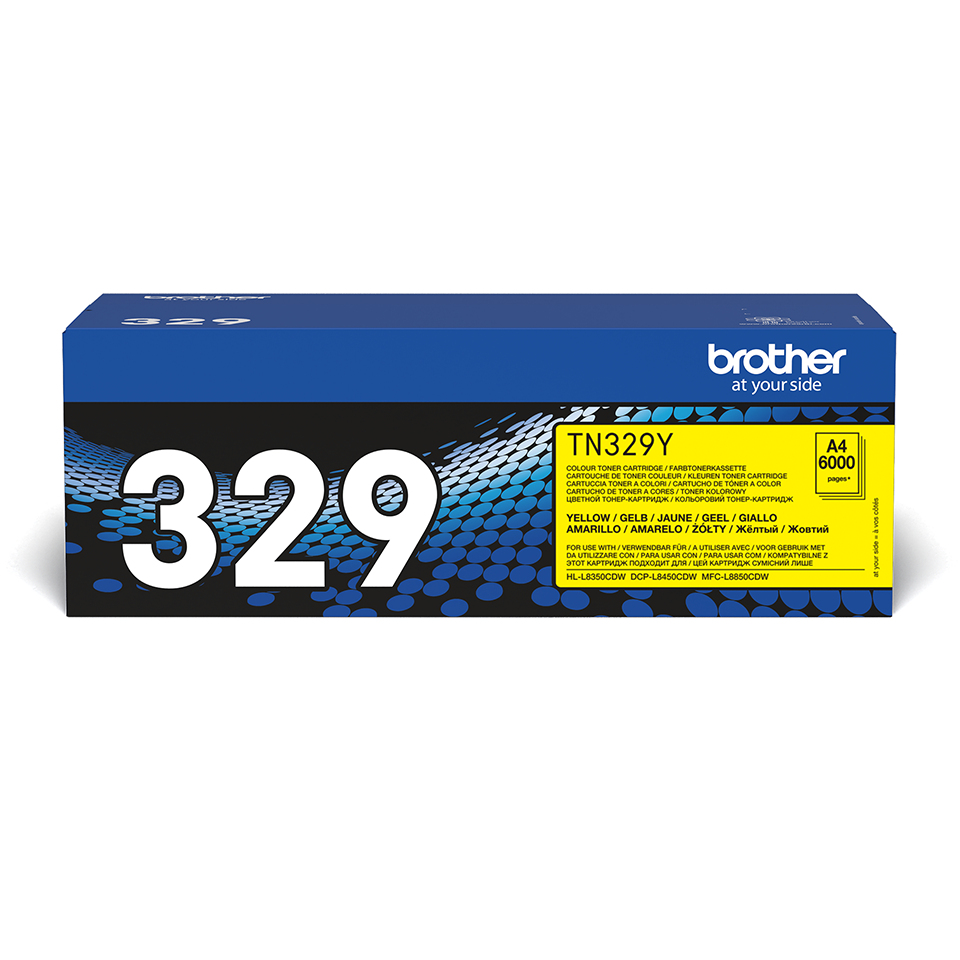 Brother TN-329Y Extra High Capacity Yellow Toner Cartridge