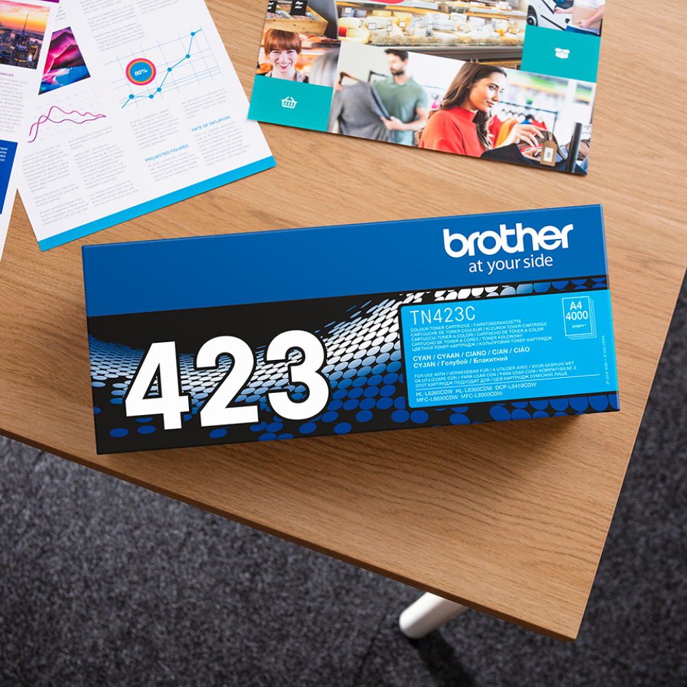 Brother TN-423C High Capacity Cyan Toner Cartridge