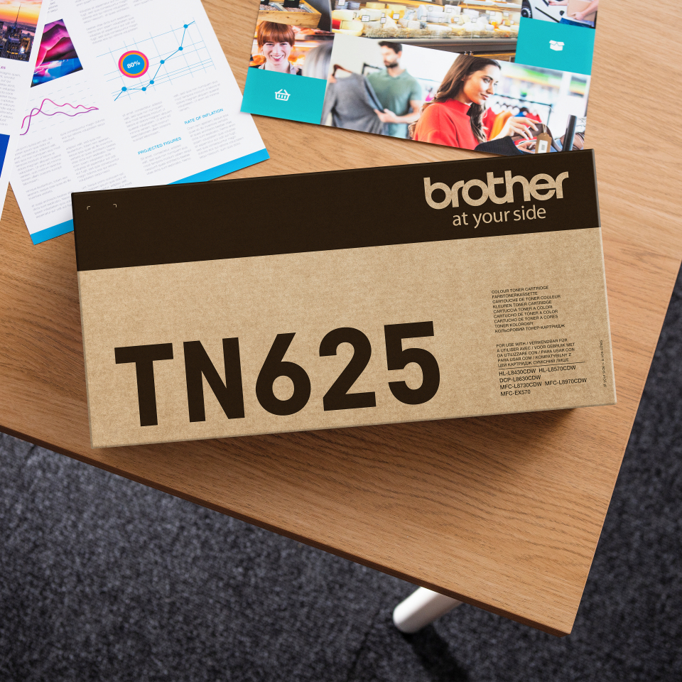 Brother TN-625BK Black Toner Cartridge