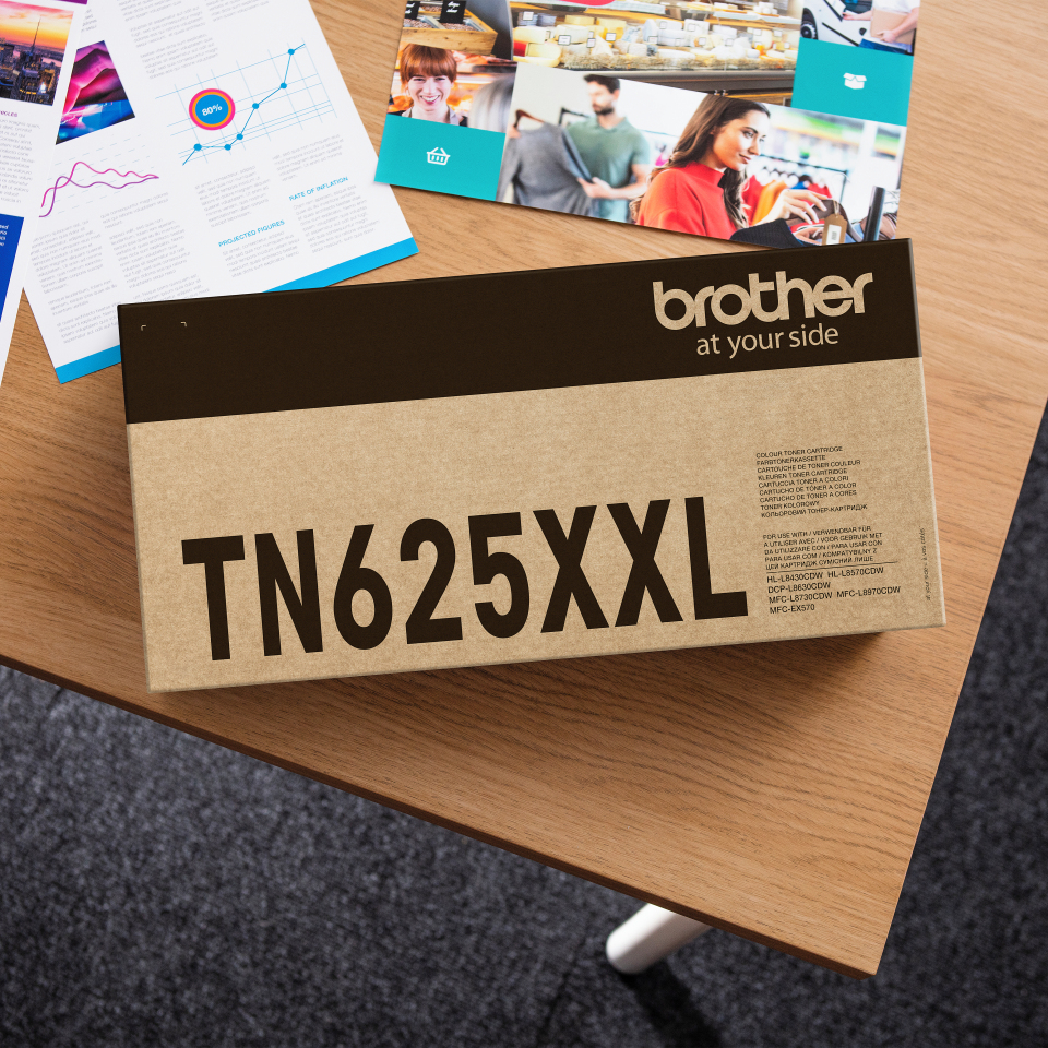 Brother TN-625XXLC Extra High Capacity Cyan Toner Cartridge