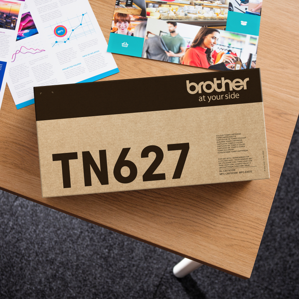Brother TN-627Y Ultra High Capacity Yellow Toner Cartridge