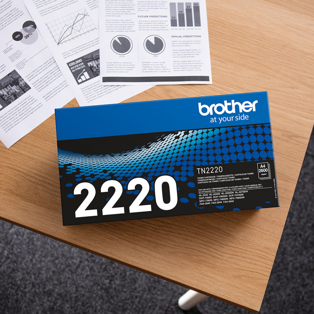 Brother TN-2220 High Capacity Black Toner Cartridge