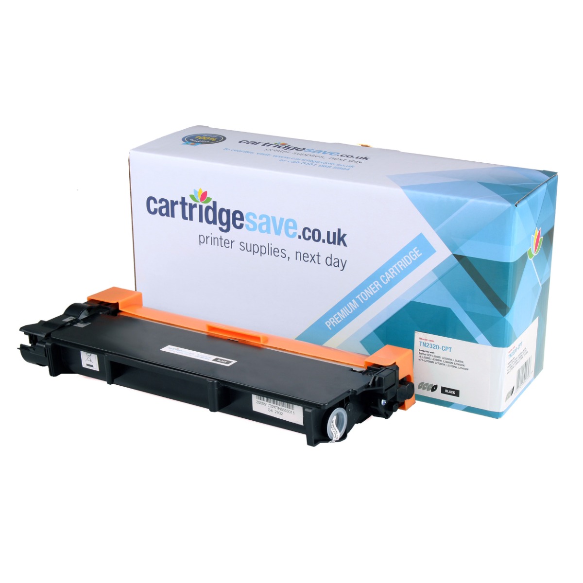 Compatible Brother TN-2320 High Capacity Black Toner Cartridge