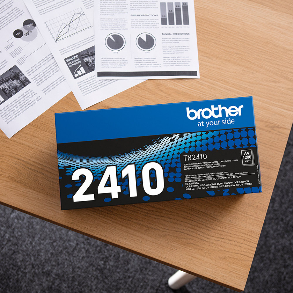 Brother TN-2410 Black Toner Cartridge