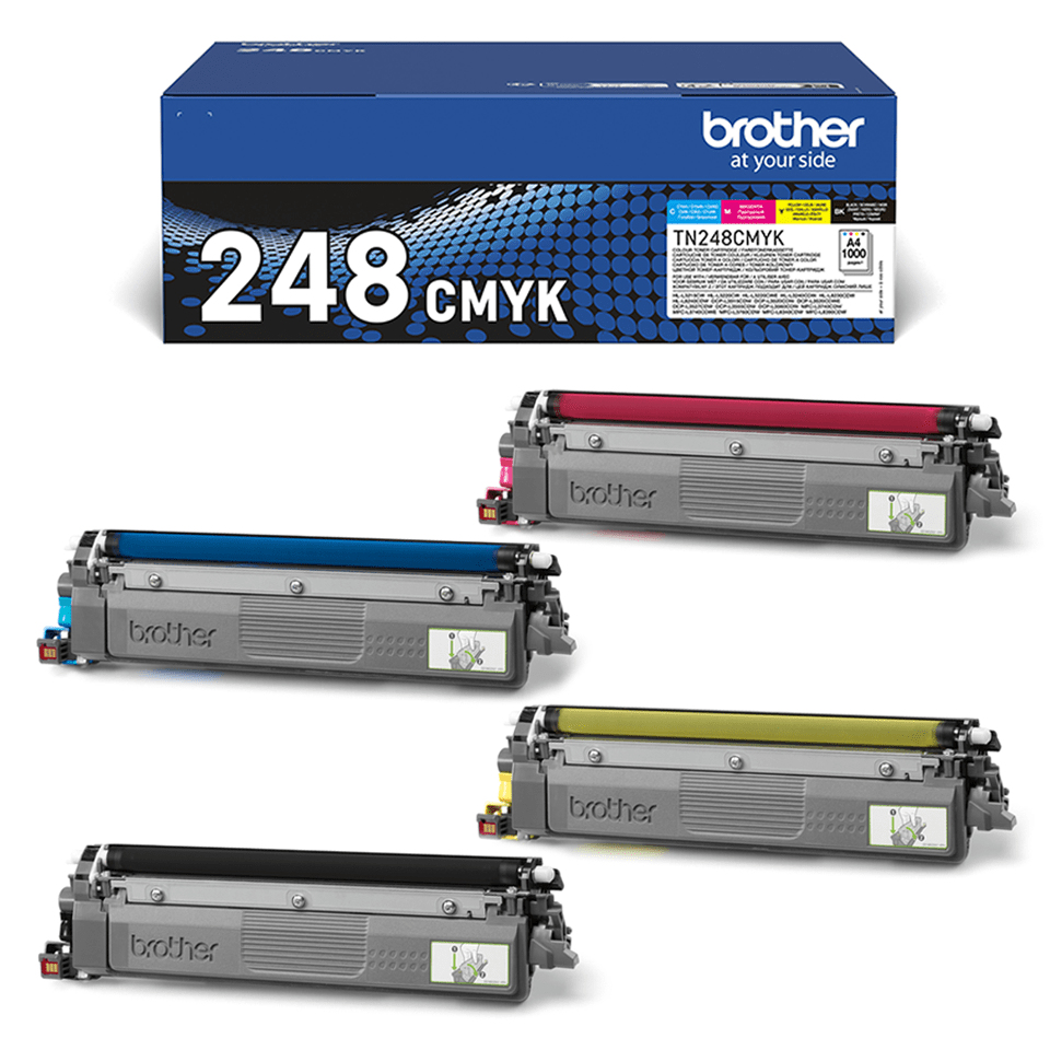 Brother TN248VAL 4 Colour Toner Cartridge Multipack