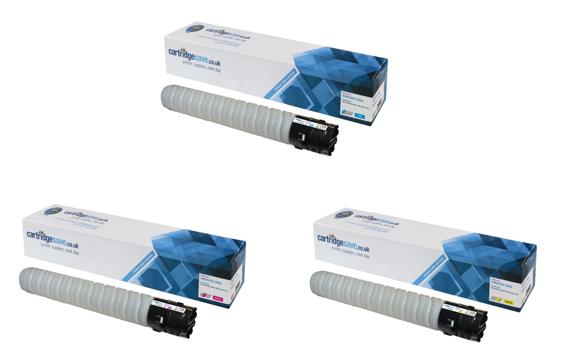 Compatible Konica Minolta TN324 3 Colour Toner Cartridge Multipack