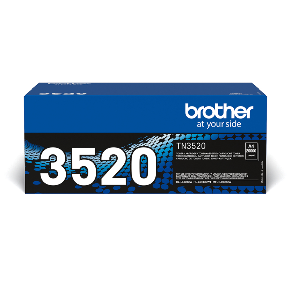 Brother TN-3520 Ultra High Capacity Black Toner Cartridge