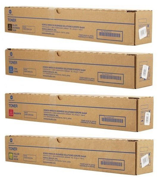 Konica Minolta TN622 4 Colour Toner Cartridge Multipack