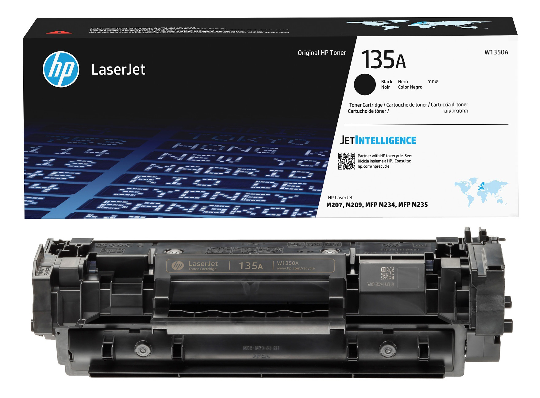 HP 135A Black Toner Cartridge - (W1350A)