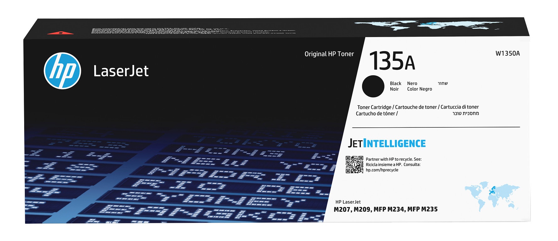 HP 135A Black Toner Cartridge - (W1350A)