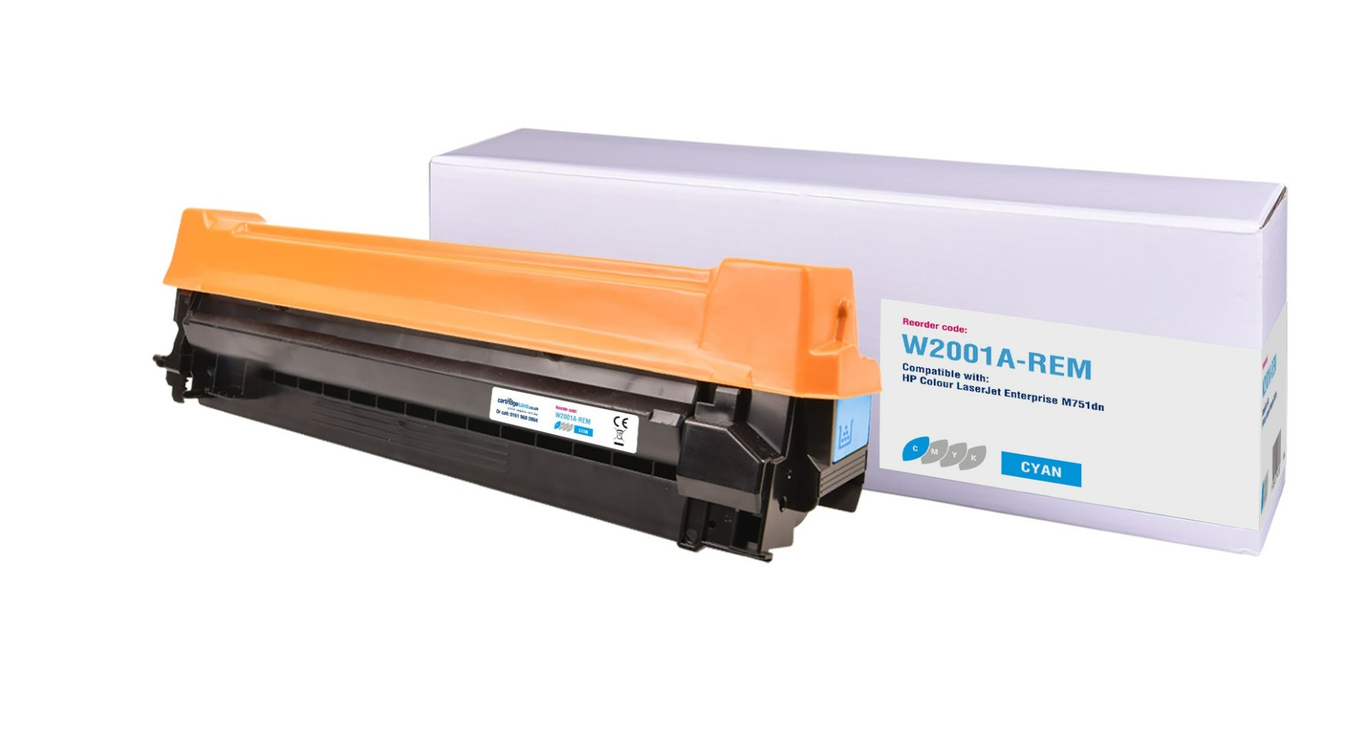 Compatible HP 658A Cyan Toner Cartridge (W2001A)