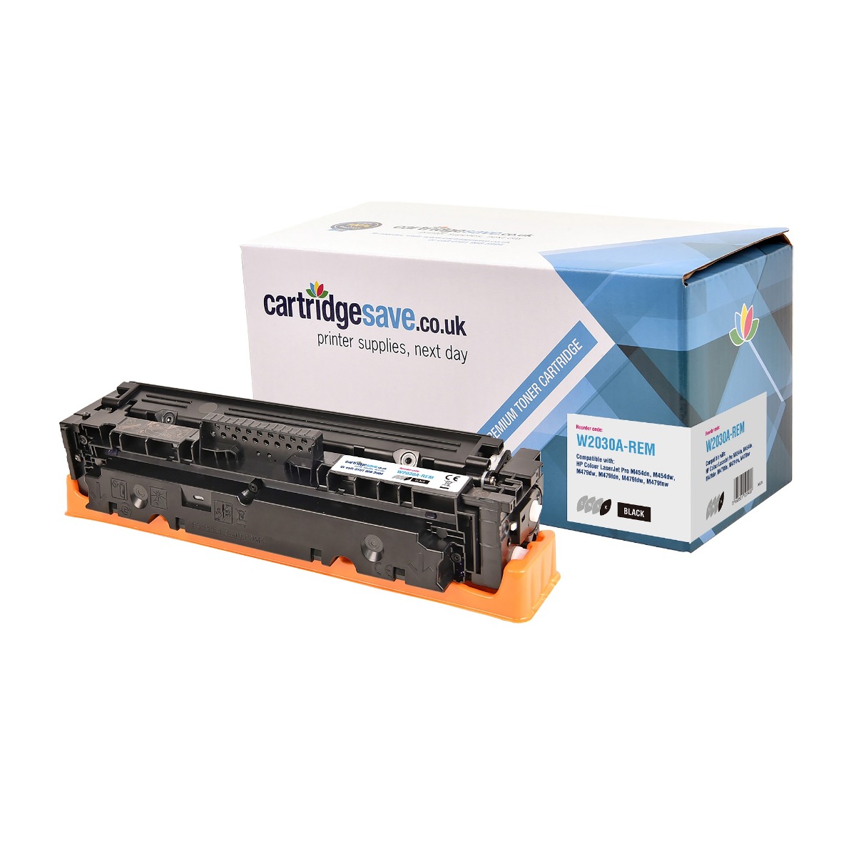 Compatible Black HP 415A Toner Cartridge (Replaces W2030A Printer Cartridge)