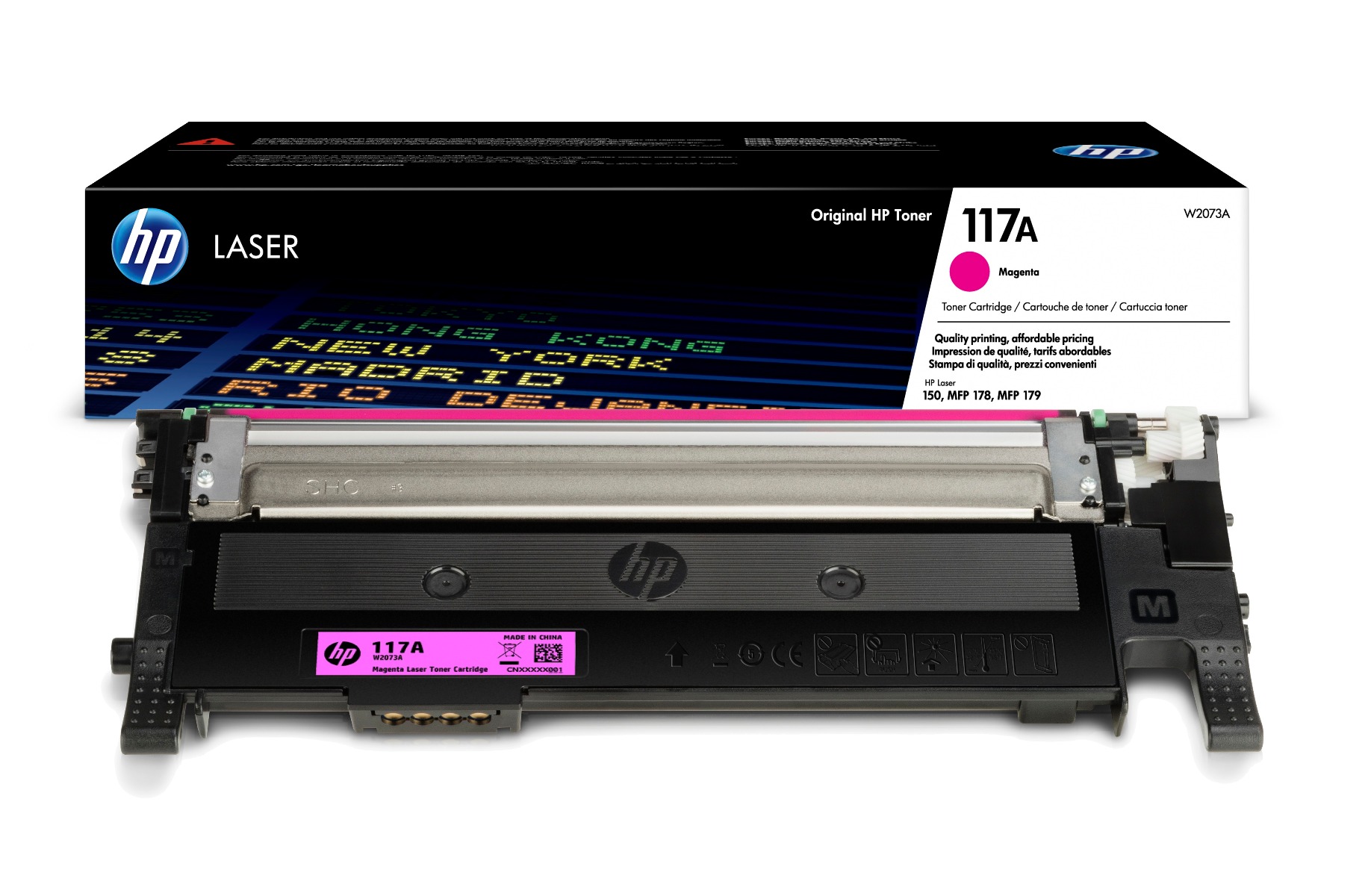 HP 117A Magenta Toner Cartridge - (W2073A)