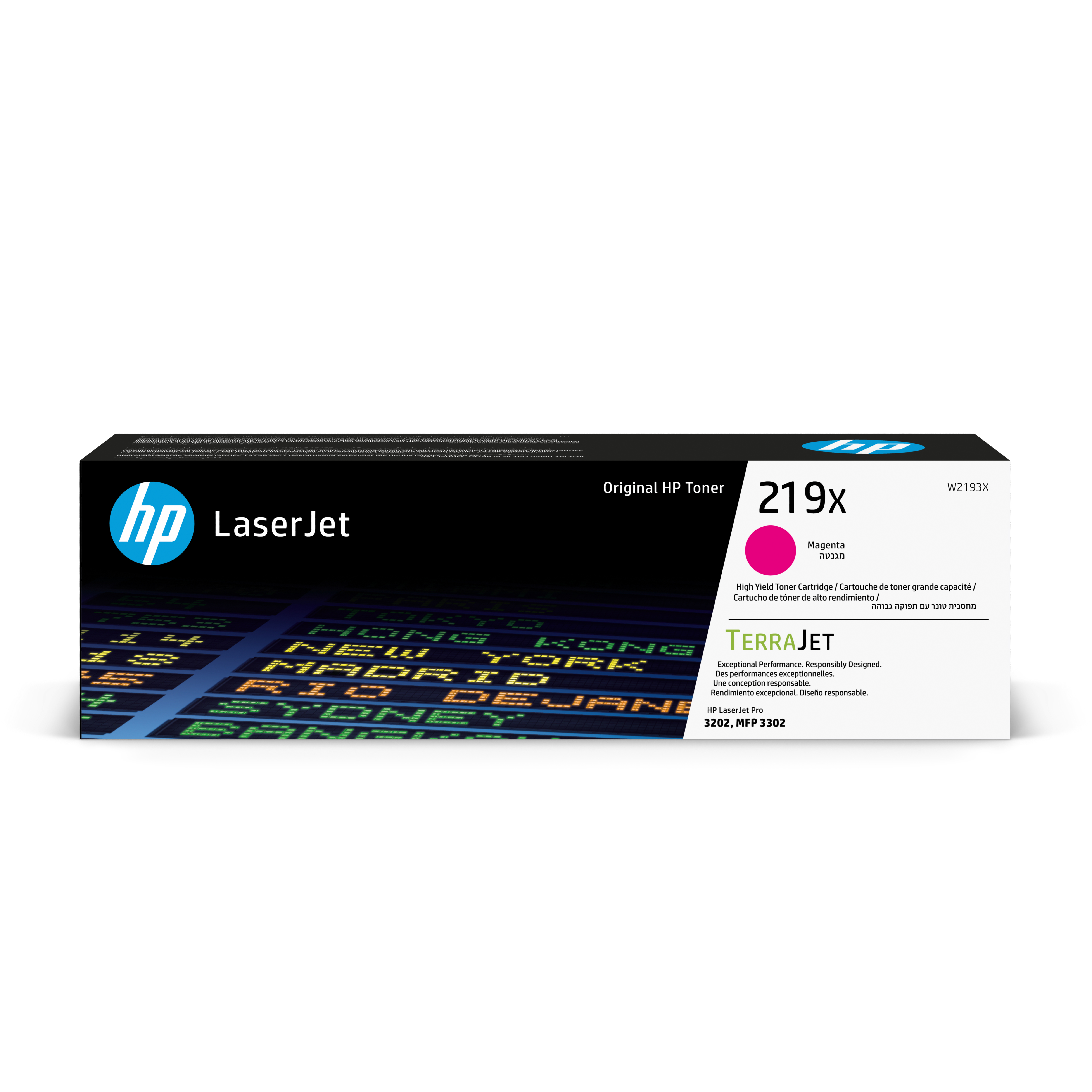 HP 219X High Capacity Magenta Toner Cartridge - (W2193X)