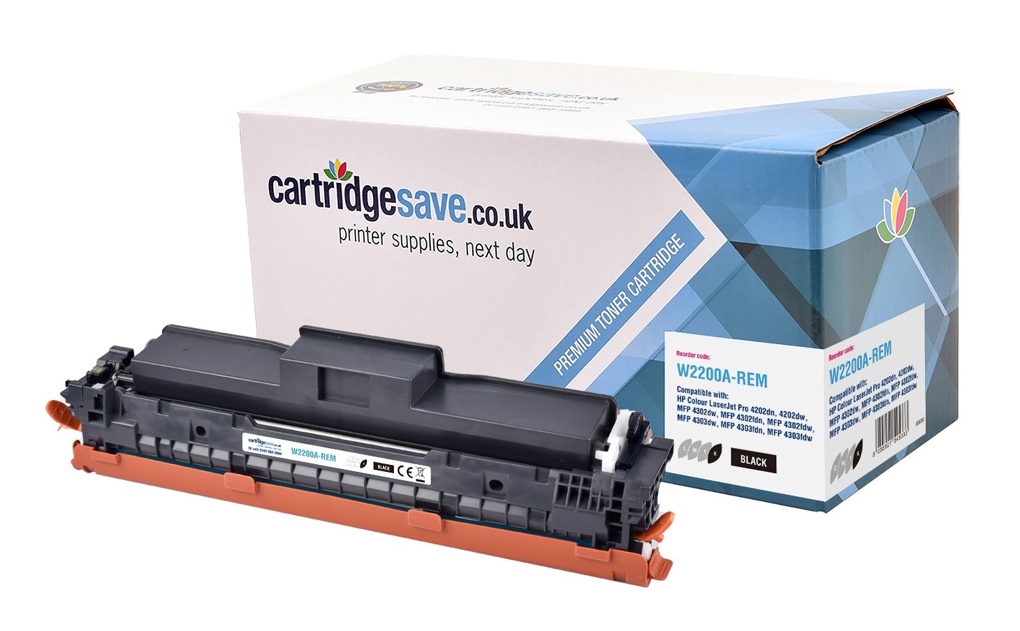 Compatible HP 220A Black Toner Cartridge - (W2200A)